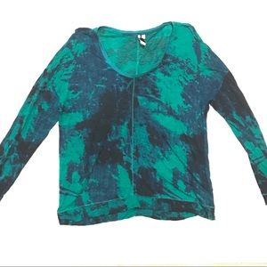 Calvin Klein Jeans long-sleeve burnout top